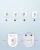 SONGMICS WC-Sitz kurze D-Form, Absenkautomatik, abnehmbarer Produktbild-Vorschau 8