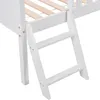 Merax kinderbed met hemelbed, 90x200 cm, met lades en Productafbeelding-voorbeeld 12