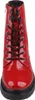 Auf dem Bild ist ein roter Stiefel zu sehen der von der linken Seite betrachtet wird. Der Stiefel hat ein glattes Obermaterial und eine hohe Schaftform. Produktbild-Vorschau