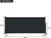 XMTECH 100x300cm boční markýza Stěnová markýza Výsuvná Náhled obrázku produktu 2