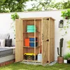 Outsunny Gartenschrank Holz, Geräteschuppen mit Produktbild-Vorschau 2