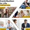A collage of images showing different life scenarios like school, bank, household, hospital, and office. Produktbild-Vorschau