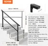 VEVOR Handlauf 138 cm, Treppengeländer-Set für 4–5 Stufen, Produktbild-Vorschau 7