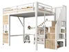MODFU Metalen hoogslaper 140x200, kinderbed met Productafbeelding-voorbeeld 10