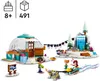 A LEGO Friends winter-themed playset featuring an igloo, a waterfall, and figures. Produktbild-Vorschau