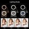 HQ18 LED kruhové svetlo so statívom 55W 3000K-6000K 3 farby Náhľad obrázku produktu 2