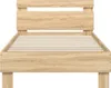 vidaXL Cadre de lit sans matelas avec tête de lit en chêne Voir les images du produit 5