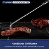 TURBO PRODUKTE Grillhaken Edelstahl & Holzgriff – mit Produktbild-Vorschau 2