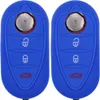 2x Auto Schlüssel Silikon Schutz Hülle  Blau kompatibel mit Produktbild-Vorschau 1