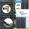 4rain SLIM STONE DÉCOR Réservoir Mural Ensemble 1000 L, Voir les images du produit 4