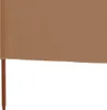 vidaXL 5-teiliges Windschutzgewebe 600 x 160 cm Taupe Produktbild-Vorschau 4