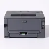 A gray Brother laser printer is shown from the front on a white background. Produktbild-Vorschau
