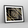 Gerahmtes Poster - Schwarzer Rahmen - Abstraktion Quadrat Produktbild-Vorschau 8