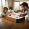 Relaxdays Airhockey Tischspiel, Tischairhockey mit Gebläse, Produktbild-Vorschau 2