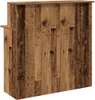 A reception desk with a rustic wood finish. Anteprima dell’immagine prodotto