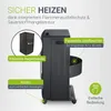 Juskys Keramik Gasheizung GS42US - Schwarz - 4200 Watt mit Produktbild-Vorschau 6
