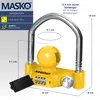 MASKO® Serrure de remorque, cadenas numérique à code de 4 Voir les images du produit 7