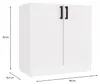 Küchenschrank Unterschrank Katia D-80 WHITE Produktbild-Vorschau 7