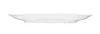 A side view of a white plate on a white background. Produktbild-Vorschau