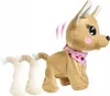 A plush toy dog with a pink bandana. Anteprima dell’immagine prodotto