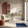 Consolle contemporanea con 2 cassetti, 120cm, Marrone Anteprima dell’immagine prodotto 5