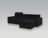 GOLDSTOFF DIWIA Ecksofa 202 x 130 cm mit Schlaffunktion & Produktbild-Vorschau 2