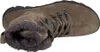 A top-down view of a green suede boot with fur lining. Produktbild-Vorschau
