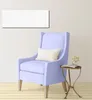 Wallario Premium Leinwandbild Weiß in Größe 30 x 75 cm Produktbild-Vorschau 3