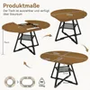 Puluomis Ausziehbarer Esstisch mit Stauraum, 100-130cm für Produktbild-Vorschau 4