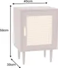 riess-ambiente Design Nachttisch VIENNA 60cm braun Wiener Produktbild-Vorschau 7