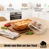 BigDean Auflaufform mit Deckel 3,95L – rechteckige Produktbild-Vorschau 3