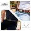 STEVENS pánský oboustranný kožený opasek černý hnědý 105 cm Náhled obrázku produktu 3