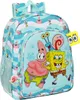 Schulrucksack Spongebob Stay positive Blau Weiß (32 x 38 x Produktbild-Vorschau 1