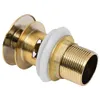 vidaXL Ablaufgarnitur ohne Überlauf Golden 6,4x6,4x9,1 cm - Produktbild-Vorschau 4