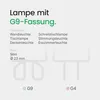 LED Line G9 LED-Kapsellampe 12W 1160lm 6000K tageslichtweiß Produktbild-Vorschau 3