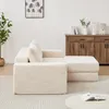 Corduroy-2-in-1-Schlafsofa,mit zwei Kissen, klassischen Produktbild-Vorschau 13