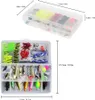 Lixada 101pcs Angelkoeder Mixed Tackle harte Koeder Produktbild-Vorschau 7