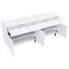 Merax Sideboard brillant, commode avec 4 tiroirs, 2 portes Voir les images du produit 14
