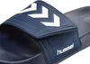 Hummel Larsen Slipper VC Badeschuhe Slide blau/weiss Produktbild-Vorschau 3