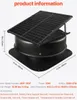 Ventilateur d'extraction solaire pour grenier 50 W avec Voir les images du produit 7