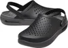 A pair of black Crocs InMotion clogs are shown against a white background. Anteprima dell’immagine prodotto