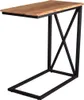 Beistelltisch Laptoptisch massiv natur 47,5x27x67,5 cm Produktbild-Vorschau 1
