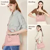 IGOLUMON Damen Handtasche Mittelgroß Leder Rosa Elegante Produktbild-Vorschau 4