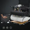 A diagram showing the layers of a gaming chair, highlighting its cushioning and breathability features. Produktbild-Vorschau