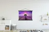 MuchoWow® Textilposter Lavendel - Baum - Lila - Wolken Produktbild-Vorschau 2