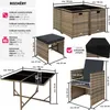 TecTake 403735, Hnědá, 8 sedadlo/sedadel, Dospělí a děti, Náhled obrázku produktu 7