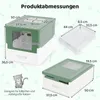 COSTWAY Składana kuweta dla kota, toaleta dla kota z Podgląd zdjęcia produktu 3
