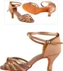 Scarpe latine morbide e comode, scarpa da ballo Cha Cha Cha Anteprima dell’immagine prodotto 5