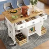 MODFU Kücheninsel (120×45×90cm)Küchenschrank Essschrank Produktbild-Vorschau 1