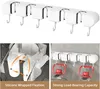 Besenhalter – 5 Halterungen + 6 Haken – kein Bohren Produktbild-Vorschau 5